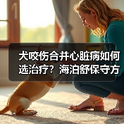 犬咬伤合并心脏病如何选治疗？海泊舒保守方案解析