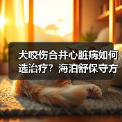 犬咬伤合并心脏病如何选治疗？海泊舒保守方案解析(图3)