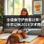 全健康守护者看过来！中农动医2026学术岗招聘启动