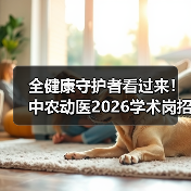 全健康守护者看过来!中农动医2026学术岗招聘启动(图2) 全健康守护者看过来!中农动医2026学术岗招聘启动(图2)