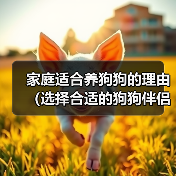 家庭适合养狗狗的理由（选择合适的狗狗伴侣，给家庭带来无尽的快乐）