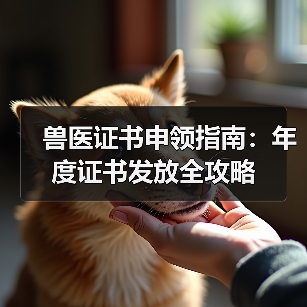 兽医证书申领指南:年度证书发放全攻略(图2) 兽医证书申领指南:年度证书发放全攻略(图2)