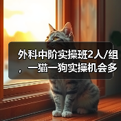 外科中阶实操班2人/组，一猫一狗实操机会多，提升快！(图3)