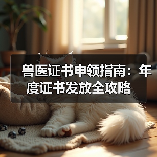 兽医证书申领指南:年度证书发放全攻略(图3) 兽医证书申领指南:年度证书发放全攻略(图3)