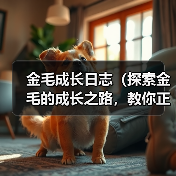 金毛成长日志（探索金毛的成长之路，教你正确饲养宠物狗）(图3)
