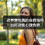 送养宠物真的会后悔吗?如何避免心理负担(图1) 送养宠物真的会后悔吗?如何避免心理负担(图1)