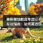 兽医继续教育年度证书发放指南：如何高效获取及兑换攻略？(图3)