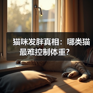 猫咪发胖真相：哪类猫最难控制体重？