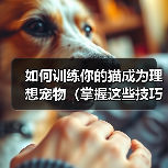 如何训练你的猫成为理想宠物（掌握这些技巧，让你的猫表现出色）(图2)