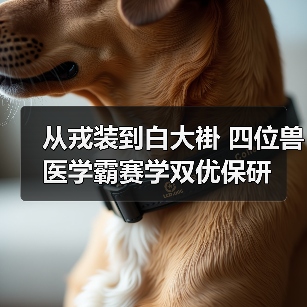 从戎装到白大褂 四位兽医学霸赛学双优保研(图3)
