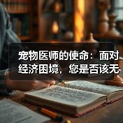 宠物医师的使命:面对经济困境,您是否该无条件支持养宠?(图2) 宠物医师的使命:面对经济困境,您是否该无条件支持养宠?(图2)