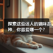 探索这些迷人的猫咪品种，你最爱哪一个？