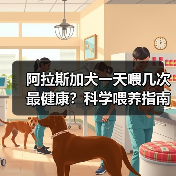 阿拉斯加犬一天喂几次最健康？科学喂养指南
