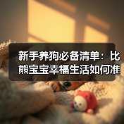 新手养狗必备清单：比熊宝宝幸福生活如何准备？