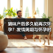猫咪产后多久能再次怀孕？发情周期与怀孕时间全解析(图2)