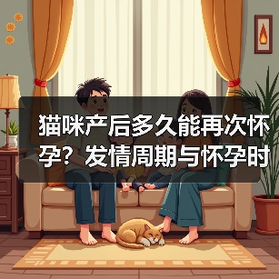 猫咪产后多久能再次怀孕？发情周期与怀孕时间全解析(图4)