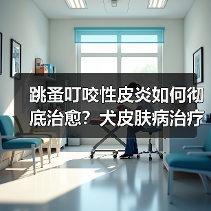 跳蚤叮咬性皮炎如何彻底治愈?犬皮肤病治疗方案解析(图1) 跳蚤叮咬性皮炎如何彻底治愈?犬皮肤病治疗方案解析(图1)