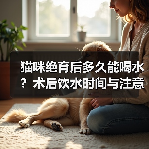 猫咪绝育后多久能喝水?术后饮水时间与注意事项全解析(图3) 猫咪绝育后多久能喝水?术后饮水时间与注意事项全解析(图3)