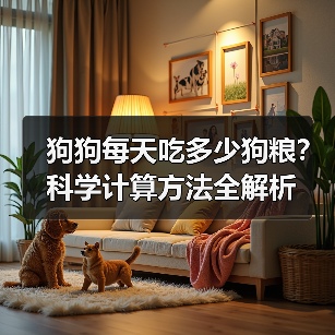 狗狗每天吃多少狗粮?科学计算方法全解析(图3) 狗狗每天吃多少狗粮?科学计算方法全解析(图3)