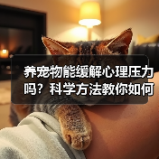 养宠物能缓解心理压力吗?科学方法教你如何通过宠物改善心理健康(图3) 养宠物能缓解心理压力吗?科学方法教你如何通过宠物改善心理健康(图3)