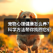 宠物心理健康怎么养?科学方法帮你找回它们的快乐(图4) 宠物心理健康怎么养?科学方法帮你找回它们的快乐(图4)