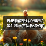 养宠物能缓解心理压力吗?科学方法教你如何通过宠物改善心理健康(图4) 养宠物能缓解心理压力吗?科学方法教你如何通过宠物改善心理健康(图4)
