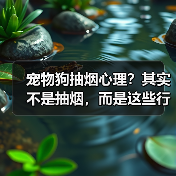 宠物狗抽烟心理?其实不是抽烟,而是这些行为在“模仿”!(图1) 宠物狗抽烟心理?其实不是抽烟,而是这些行为在“模仿”!(图1)