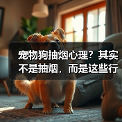 宠物狗抽烟心理?其实不是抽烟,而是这些行为在“模仿”!(图2) 宠物狗抽烟心理?其实不是抽烟,而是这些行为在“模仿”!(图2)