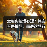 宠物狗抽烟心理？其实不是抽烟，而是这些行为在“模仿”！
