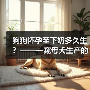 狗狗怀孕至下奶多久生？——一窥母犬生产的时间节点（探究母犬怀孕、分娩和哺乳的关键