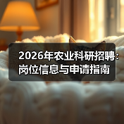 2026年农业科研招聘:岗位信息与申请指南(图2) 2026年农业科研招聘:岗位信息与申请指南(图2)