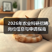 2026年农业科研招聘:岗位信息与申请指南(图4) 2026年农业科研招聘:岗位信息与申请指南(图4)