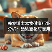 养宠博士宠物健康行业分析:趋势变化与实用方法(图1) 养宠博士宠物健康行业分析:趋势变化与实用方法(图1)