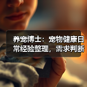 养宠博士:宠物健康日常经验整理,需求判断与避坑指南(图4) 养宠博士:宠物健康日常经验整理,需求判断与避坑指南(图4)