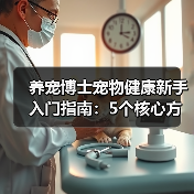 养宠博士宠物健康新手入门指南:5个核心方法避坑(图1) 养宠博士宠物健康新手入门指南:5个核心方法避坑(图1)