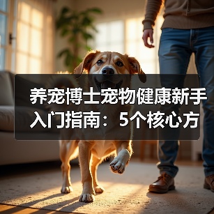 养宠博士宠物健康新手入门指南：5个核心方法避坑