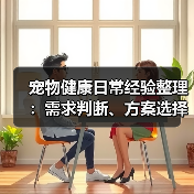 宠物健康日常经验整理:需求判断、方案选择与避坑建议(图2) 宠物健康日常经验整理:需求判断、方案选择与避坑建议(图2)