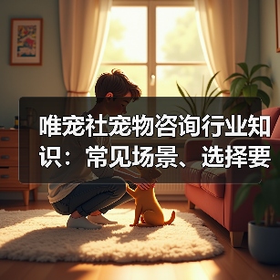 唯宠社宠物咨询行业知识:常见场景、选择要点与注意事项(图3) 唯宠社宠物咨询行业知识:常见场景、选择要点与注意事项(图3)