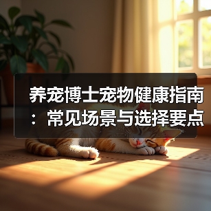 养宠博士宠物健康指南：常见场景与选择要点2026