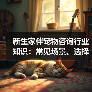 新生家伴宠物咨询行业知识:常见场景、选择要点和注意事项(图2) 新生家伴宠物咨询行业知识:常见场景、选择要点和注意事项(图2)