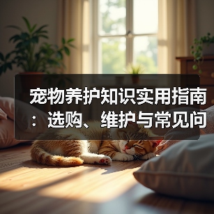 宠物养护知识实用指南:选购、维护与常见问题解析2026(图1) 宠物养护知识实用指南:选购、维护与常见问题解析2026(图1)