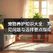 宠物养护知识大全:常见问题与选择要点指南(图3) 宠物养护知识大全:常见问题与选择要点指南(图3)