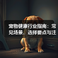 宠物健康行业指南:常见场景、选择要点与注意事项(图1) 宠物健康行业指南:常见场景、选择要点与注意事项(图1)