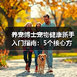 养宠博士宠物健康新手入门指南：5个核心方法避坑