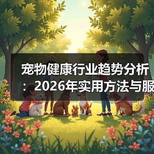 宠物健康行业趋势分析:2026年实用方法与服务建议(图1) 宠物健康行业趋势分析:2026年实用方法与服务建议(图1)