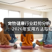 宠物健康行业趋势分析：2026年实用方法与服务建议