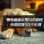 宠物健康实用知识解析:关键问题与5个处理方法(图3) 宠物健康实用知识解析:关键问题与5个处理方法(图3)