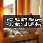 养宠博士宠物健康新手入门指南：基础概念与常见误区
