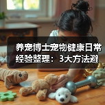 养宠博士宠物健康日常经验整理:3大方法避坑指南(图3) 养宠博士宠物健康日常经验整理:3大方法避坑指南(图3)