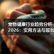 宠物健康行业趋势分析2026:实用方法与服务建议(图3) 宠物健康行业趋势分析2026:实用方法与服务建议(图3)